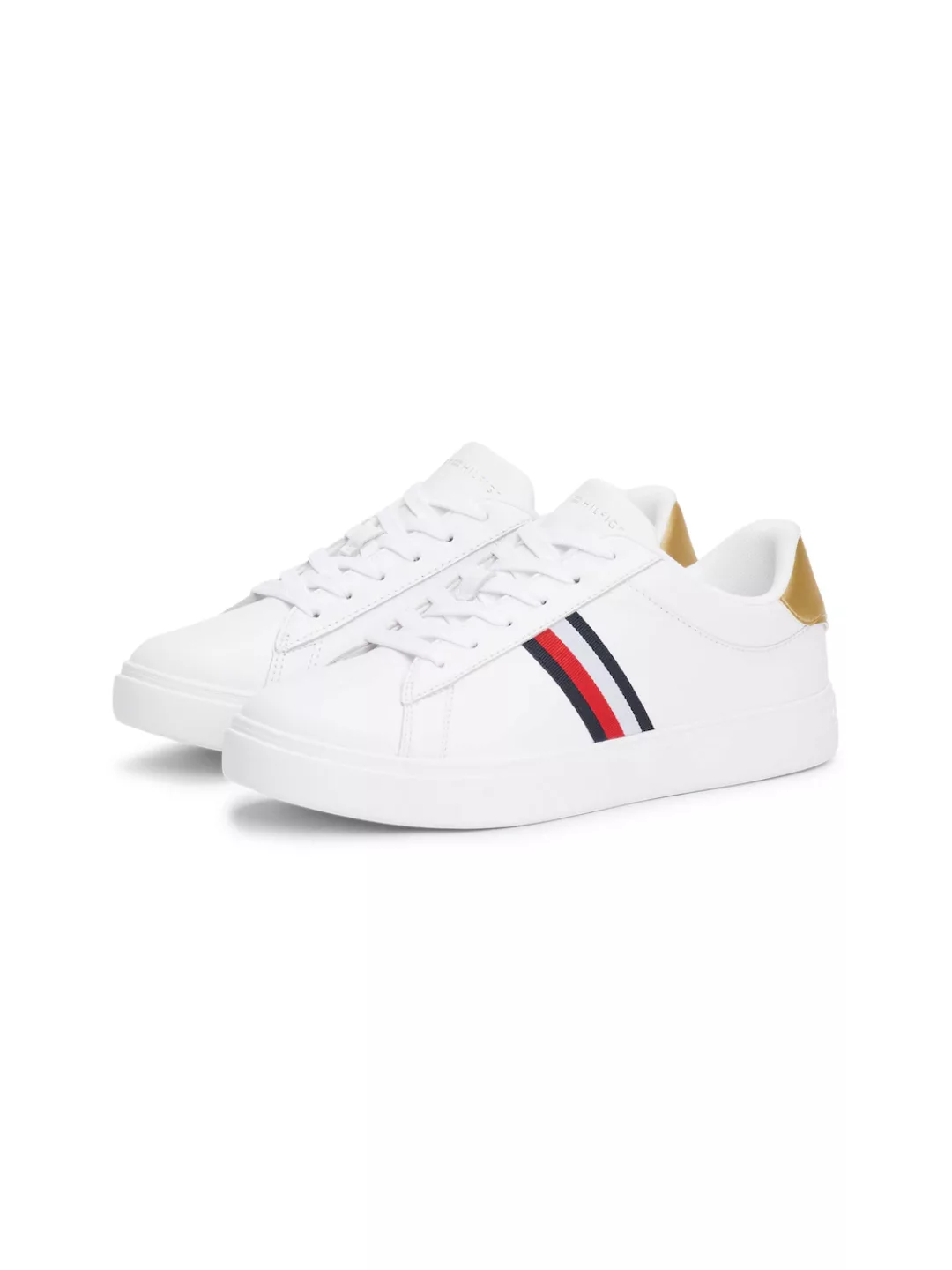 Tommy Hilfiger Plateausneaker "ESSENTIAL COURT SNEAKER STRPS", Freizeitschu günstig online kaufen