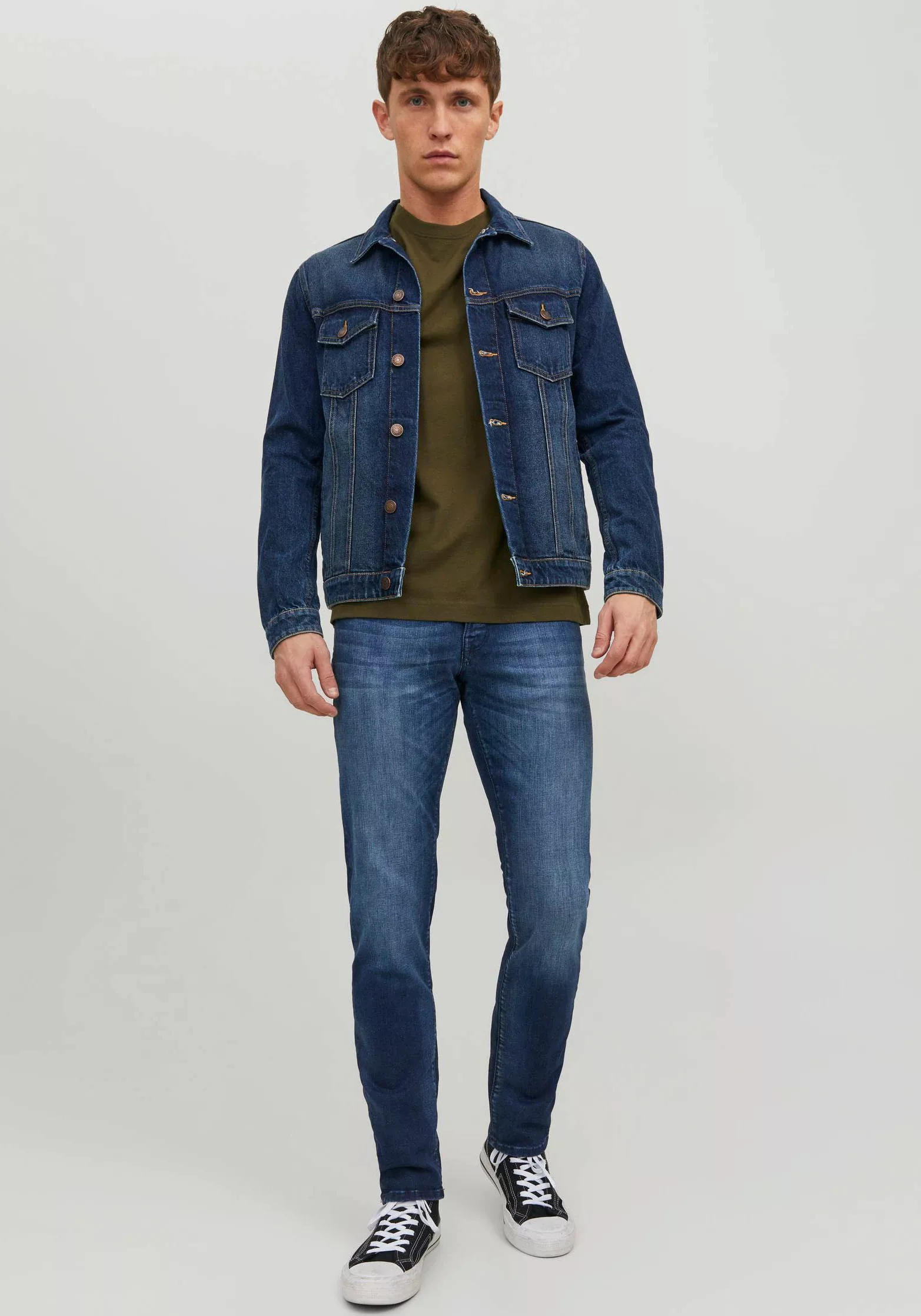 Jack & Jones Slim-fit-Jeans "JJIGLENN JJFOX JOS 047 50SPS" günstig online kaufen