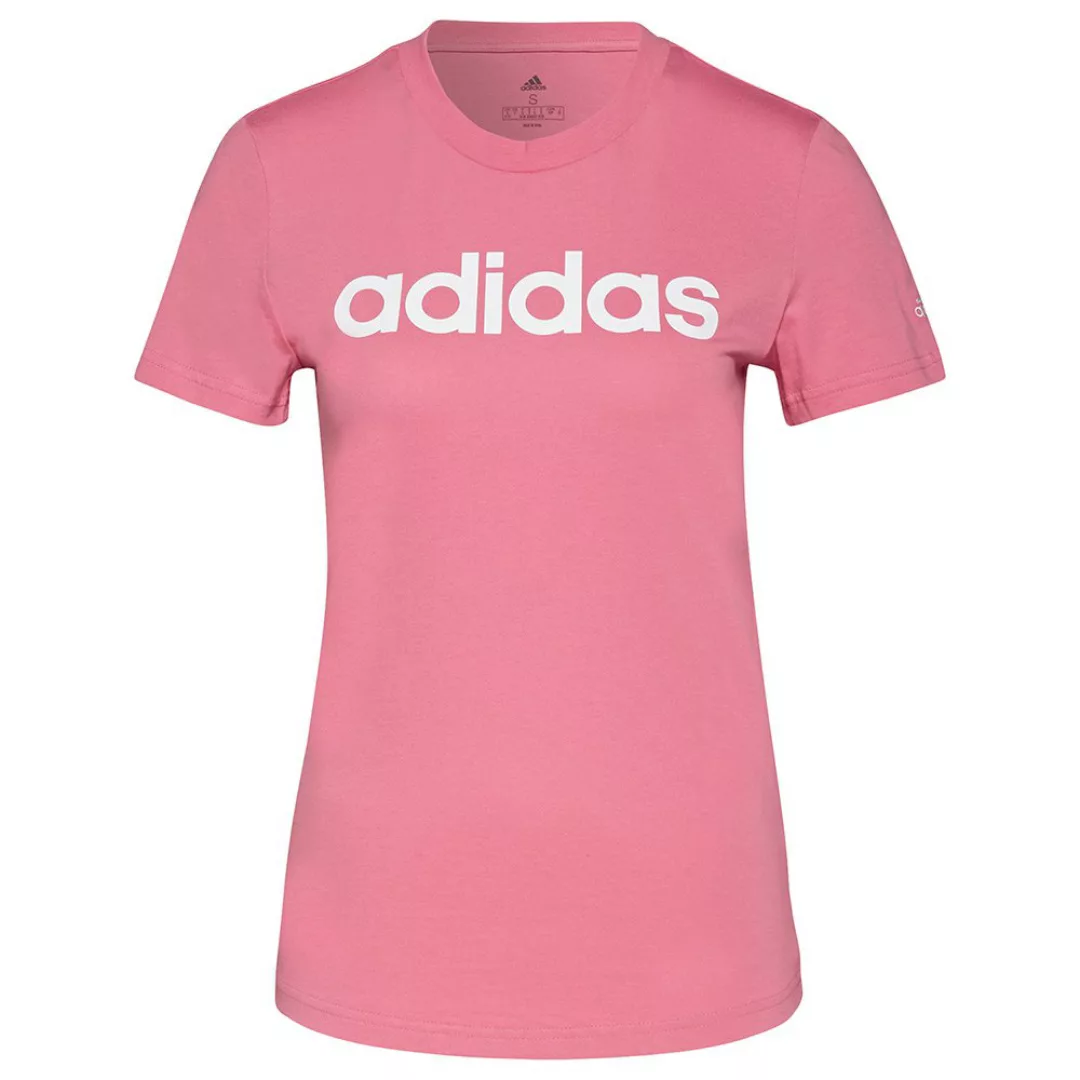 Adidas Linear Kurzarm T-shirt XS Rose Tone / White günstig online kaufen