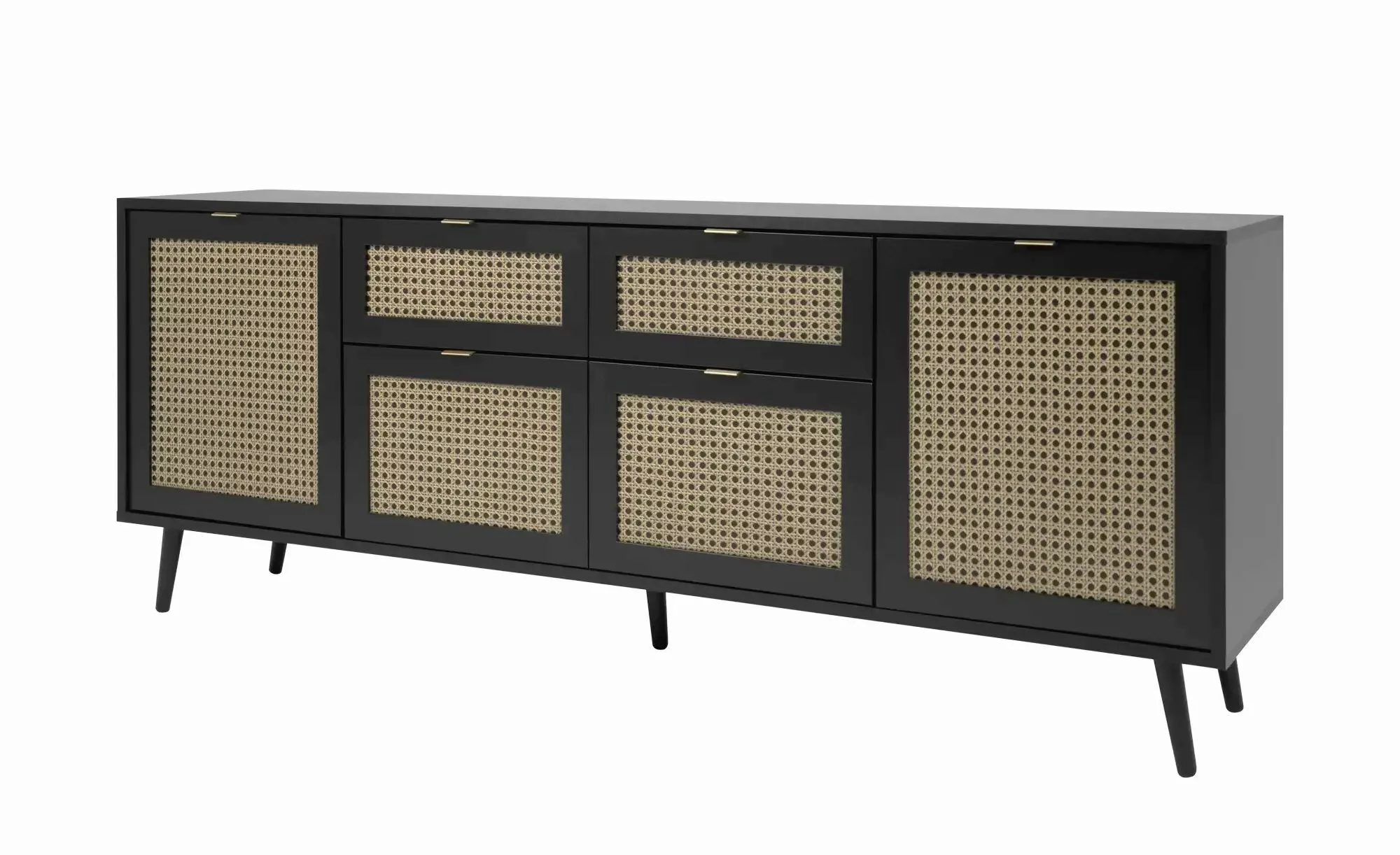 Sideboard  Vienna ¦ schwarz ¦ Maße (cm): B: 180 H: 71 T: 40 Kommoden & Side günstig online kaufen