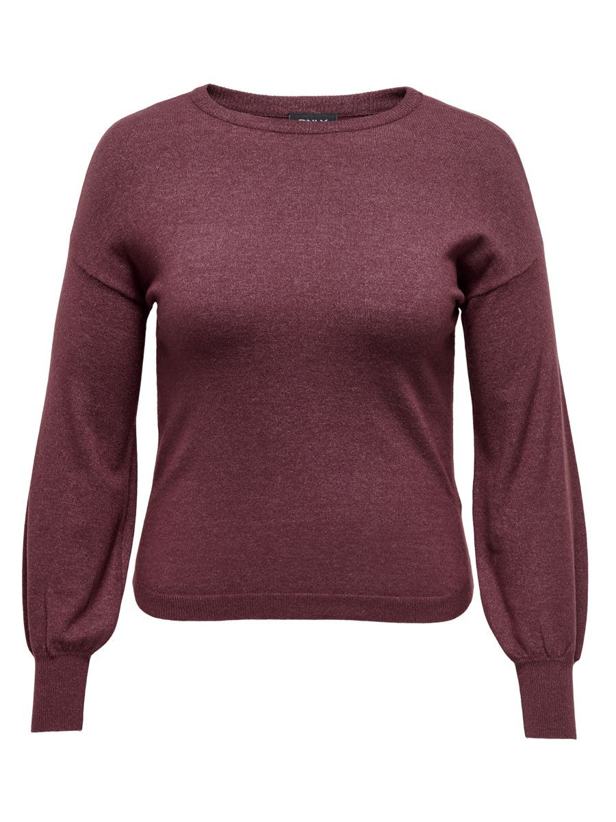 ONLY Mama Solid Colored Knitted Pullover Damen Rot günstig online kaufen