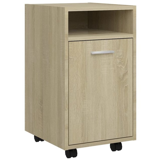 vidaXL Aktenschrank Beistellschrank mit Rollen Sonoma-Eiche 33x38x60 cm Spa günstig online kaufen