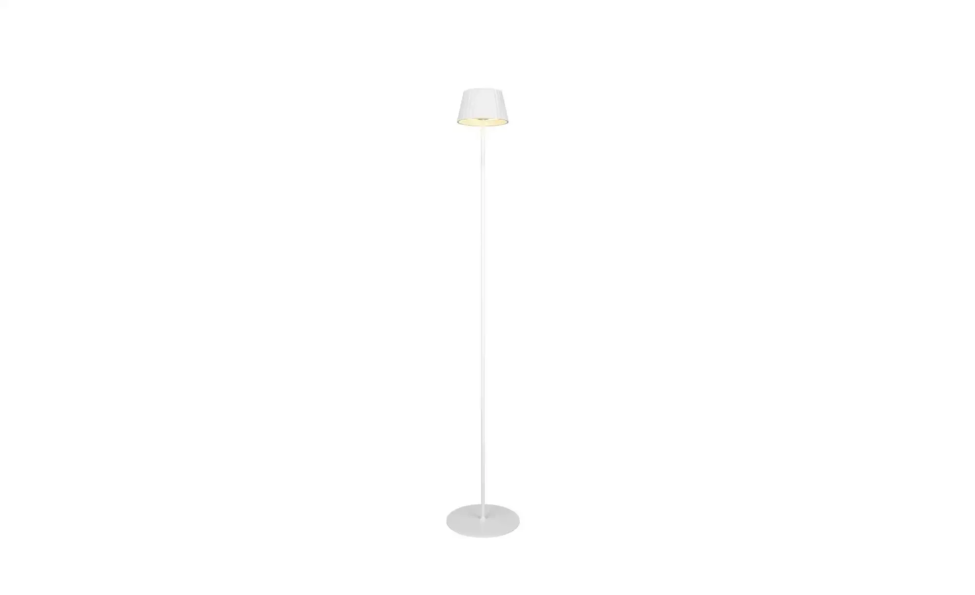LED-Akku-Stehlampe Suarez, weiß, Höhe 123 cm, Metall günstig online kaufen