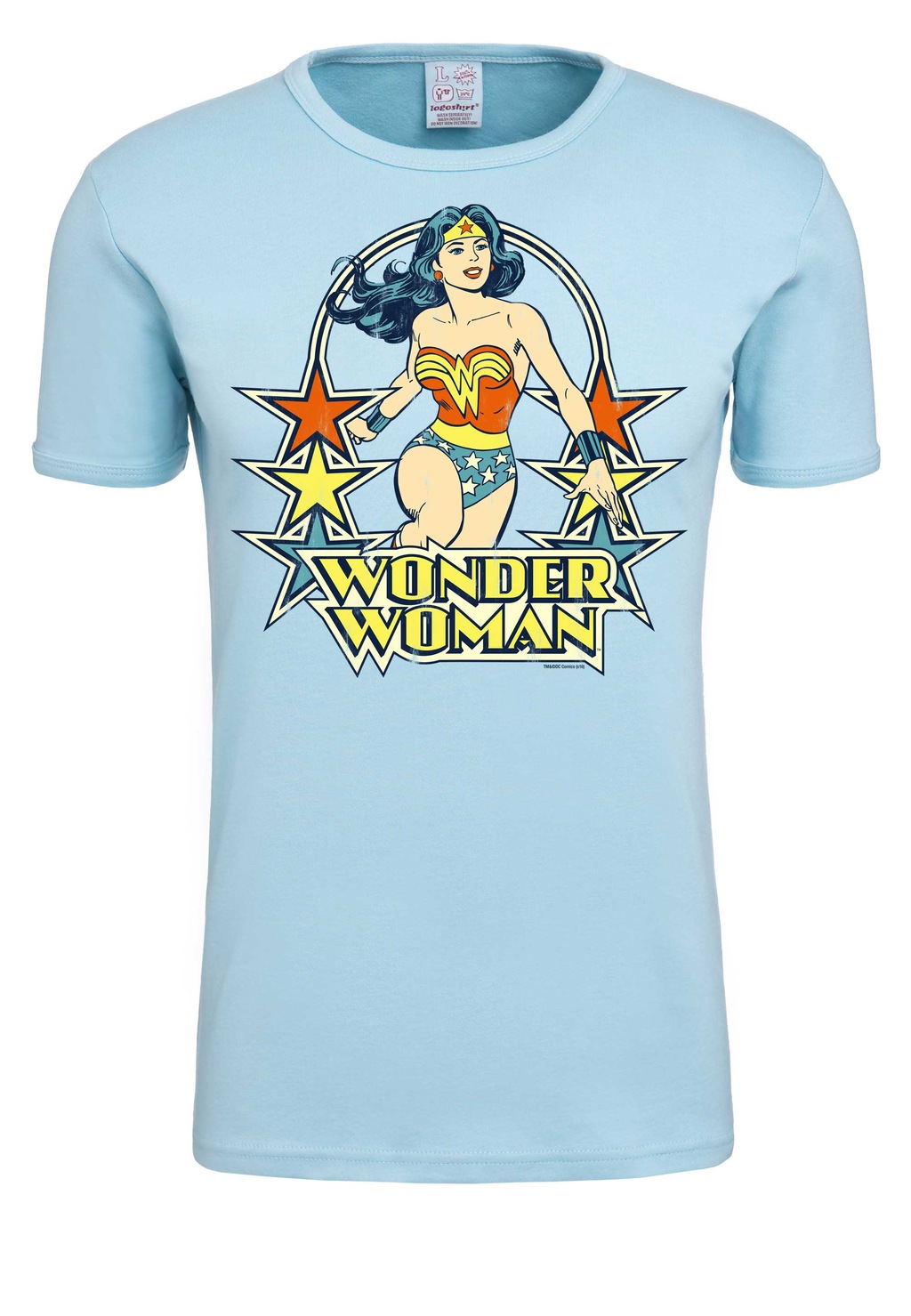 LOGOSHIRT T-Shirt "Wonder Woman – Stars", mit lizenziertem Originaldesign günstig online kaufen