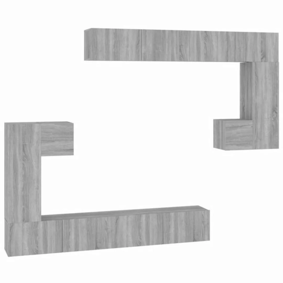 furnicato TV-Schrank TV-Wandschrank Grau Sonoma Holzwerkstoff (1-St) günstig online kaufen