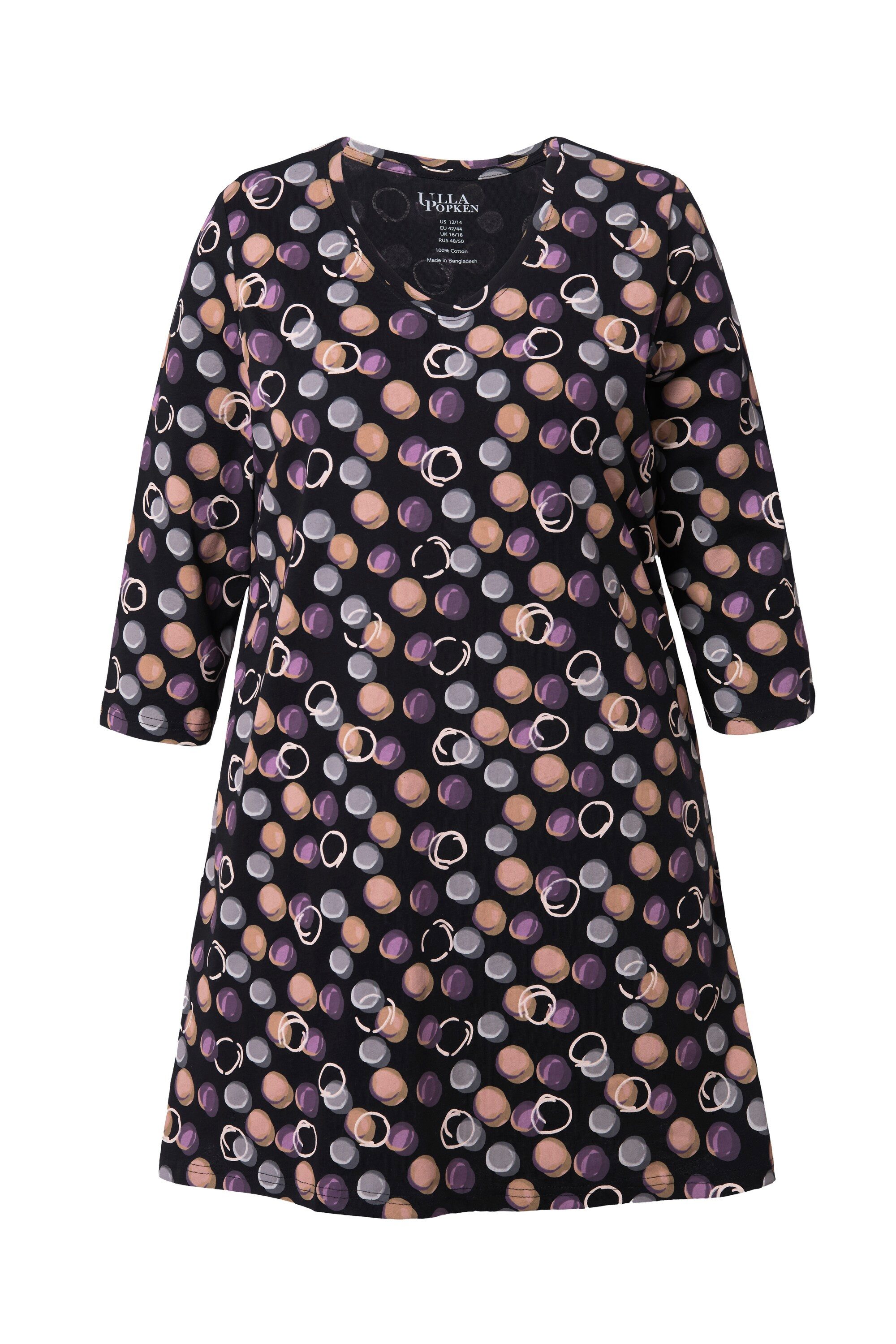 Ulla Popken Longshirt Longshirt Punkte A-Linie günstig online kaufen