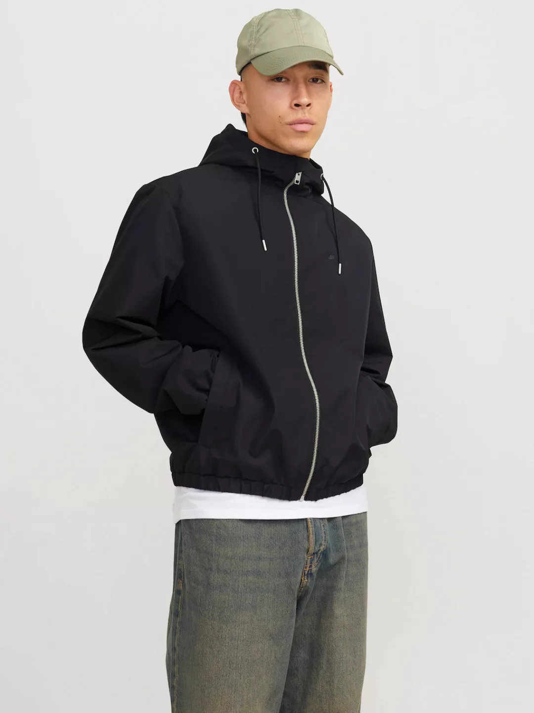 Jack & Jones Blouson "JJELEGACY LIGHT JACKET HOOD NOOS", mit Kapuze, mit Lo günstig online kaufen