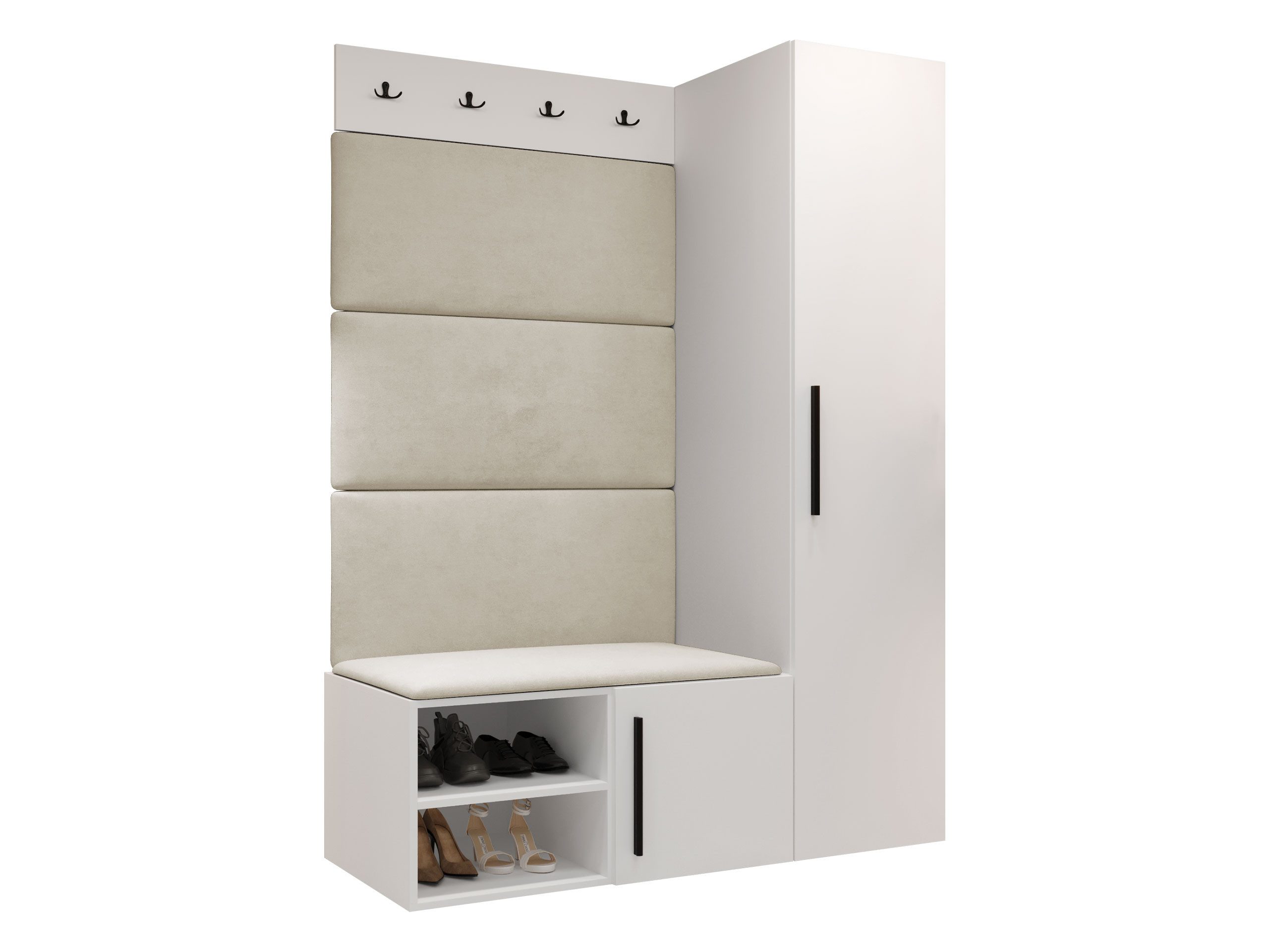 MIRJAN24 Garderoben-Set Medi II, (Drehtürenschrank, Schuhschrank, günstig online kaufen