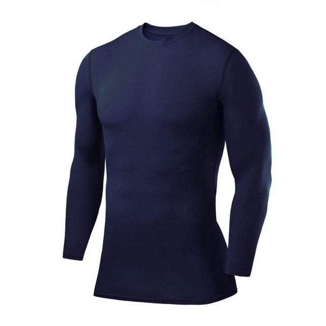 POWERLAYER Langarmshirt PowerLayer Kompressions Shirt Herren Rundhalsaussch günstig online kaufen