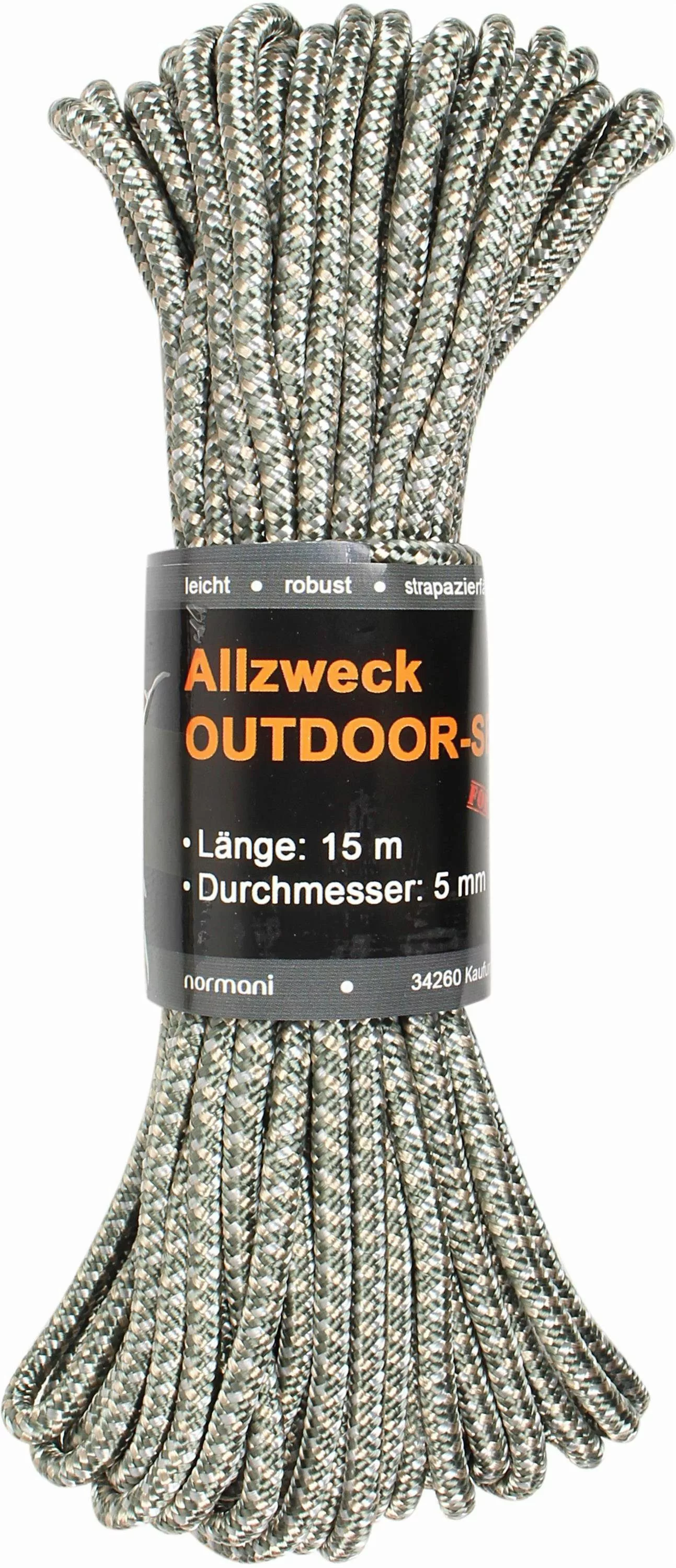 normani Allzweck-Outdoor-Seil 5 mm x 15 günstig online kaufen