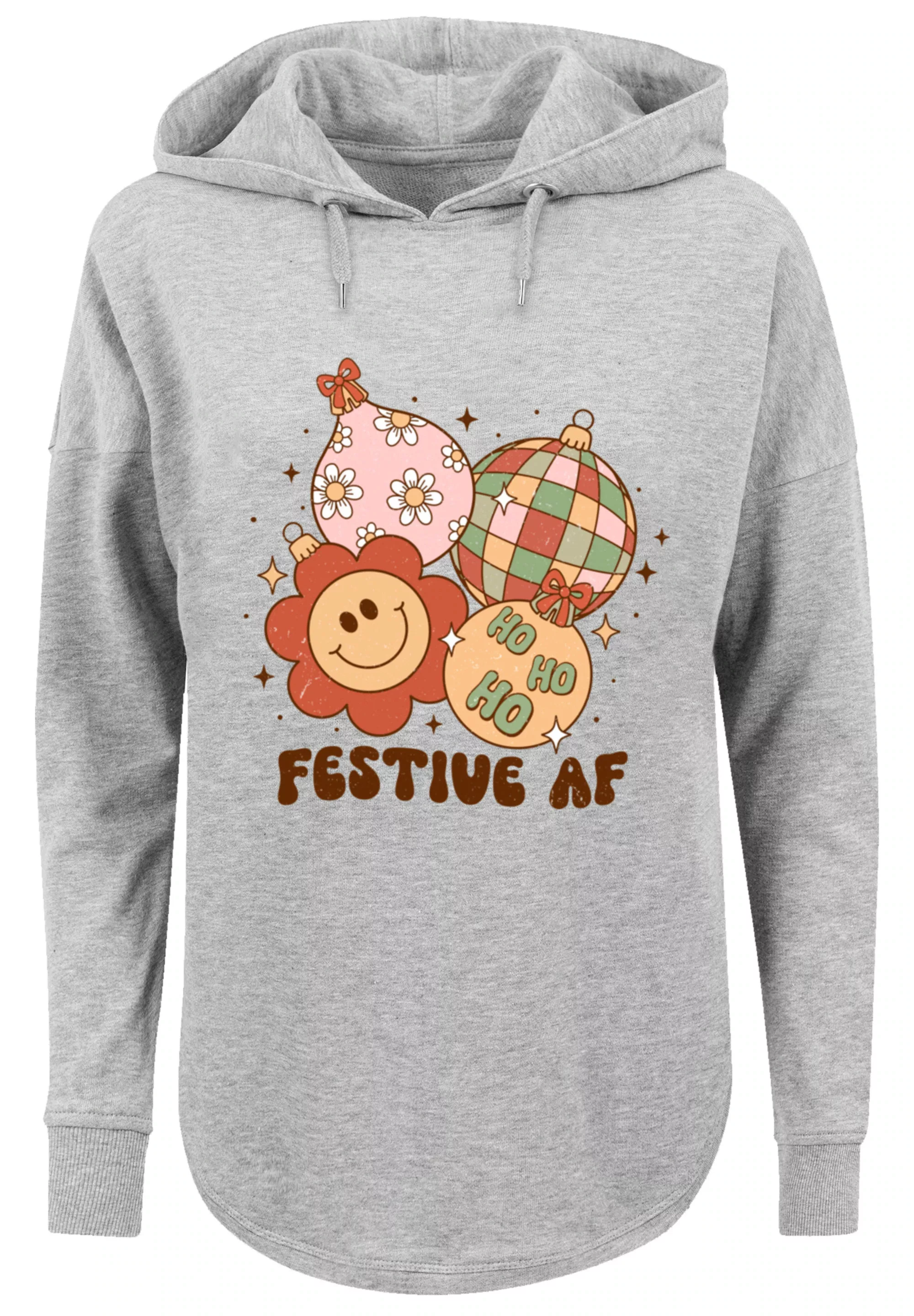 F4NT4STIC Kapuzenpullover "Festive AF Weihnachten Tree Balls", Premium Qual günstig online kaufen