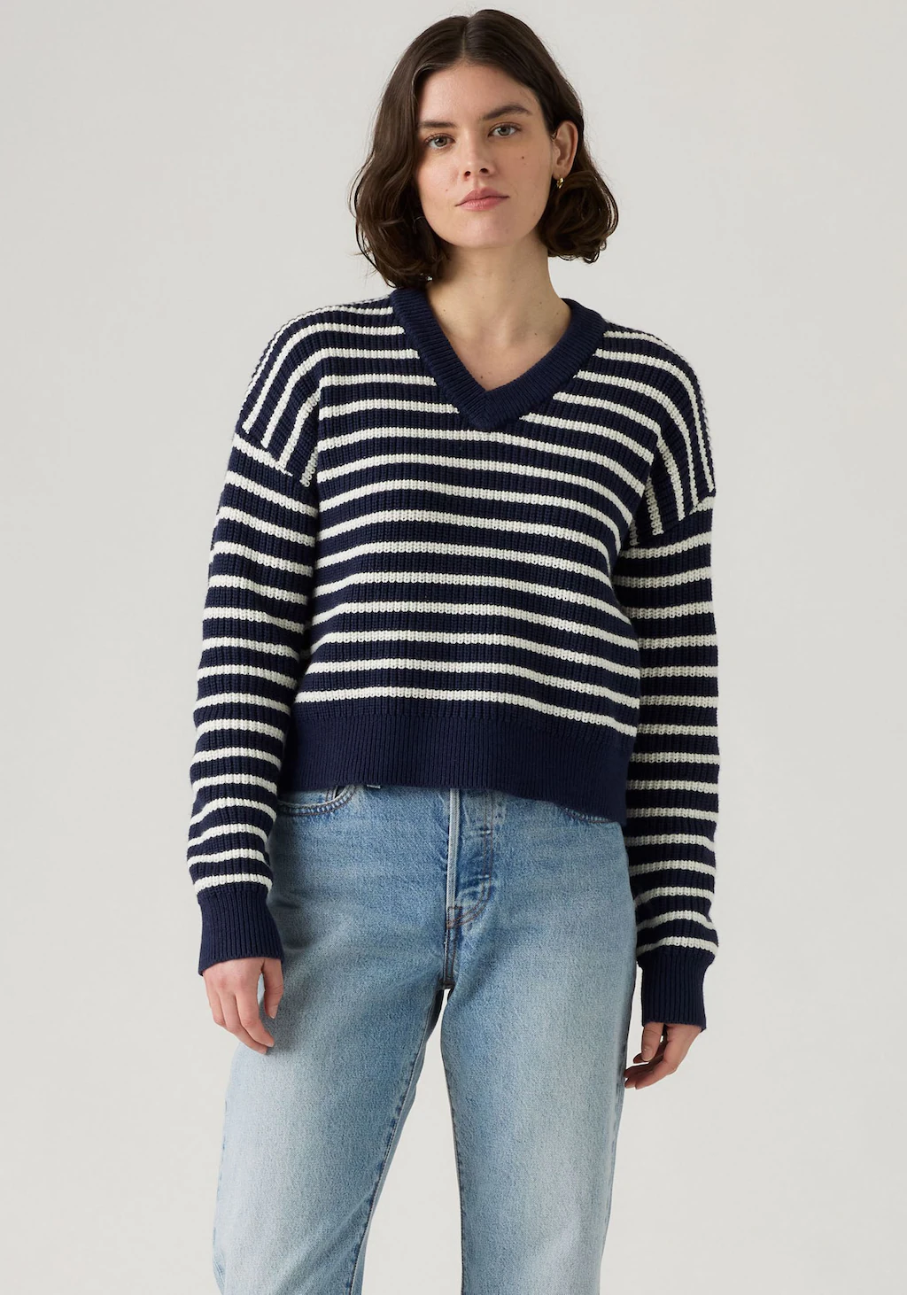 Levis Strickpullover "REESE VNECK SWEAT", mit V-Ausschnitt günstig online kaufen