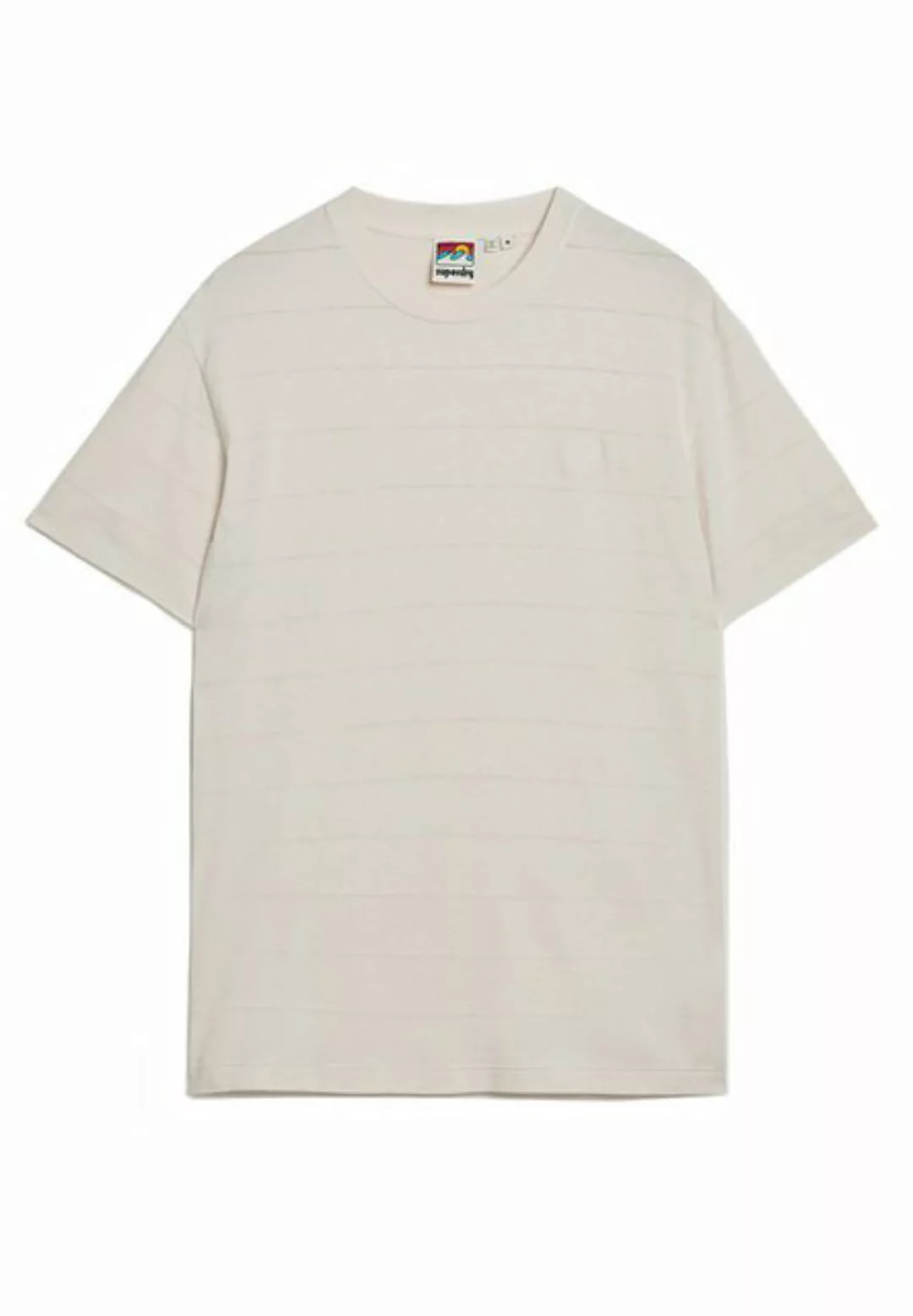 Superdry T-Shirt Superdry Herren T-Shirt VINTAGE TEXTURE TEE White Sand günstig online kaufen