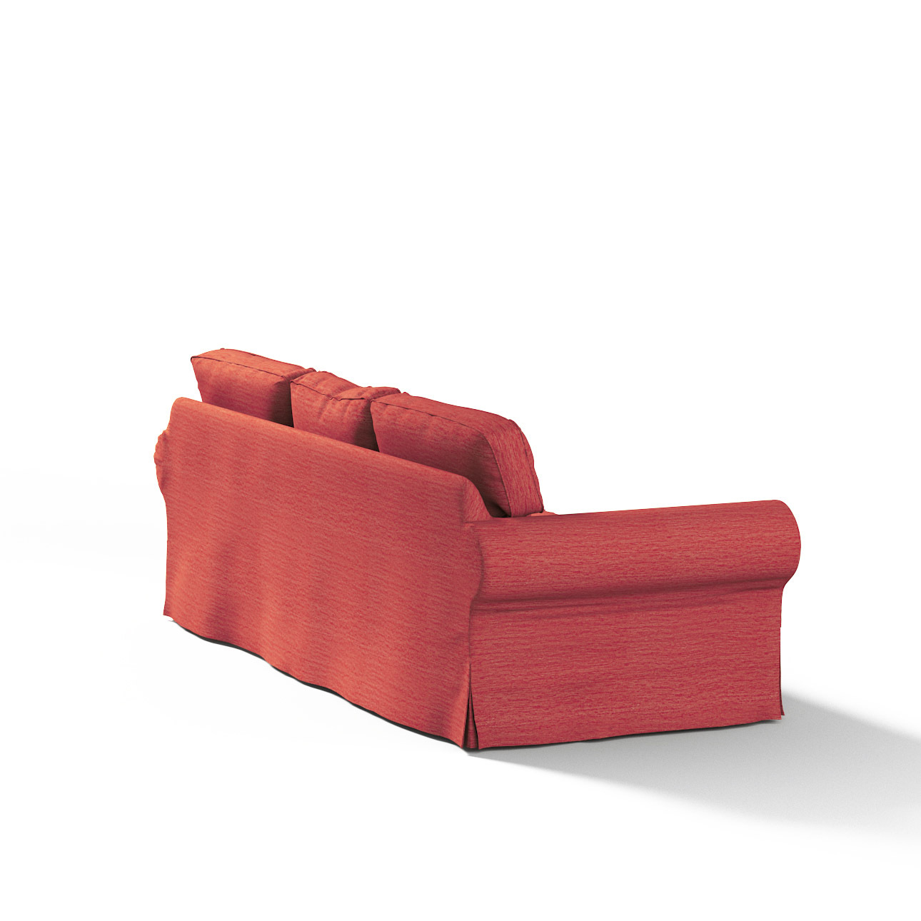 Bezug für Ektorp 3-Sitzer Schlafsofa, neues Modell (2013), ziegelrot, 40cm günstig online kaufen