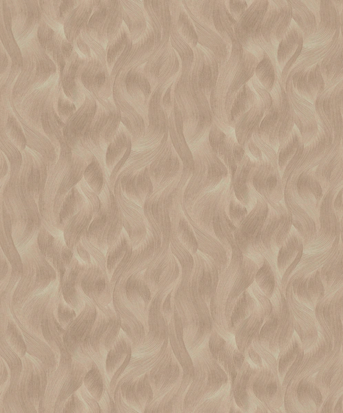 Bricoflor Gold Braune Tapete Elegant Vlies Mustertapete mit Metallic Effekt günstig online kaufen