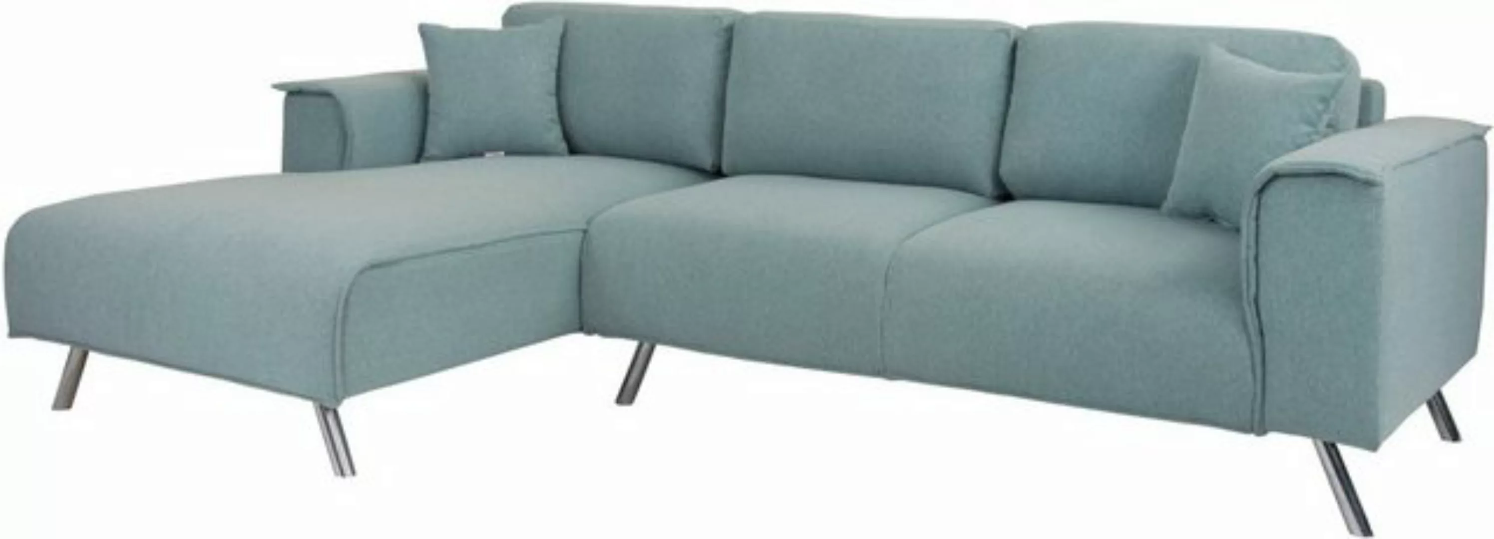 INOSIGN Ecksofa "Malaga", Deckenoptik auf Recamiere und Armlehne günstig online kaufen