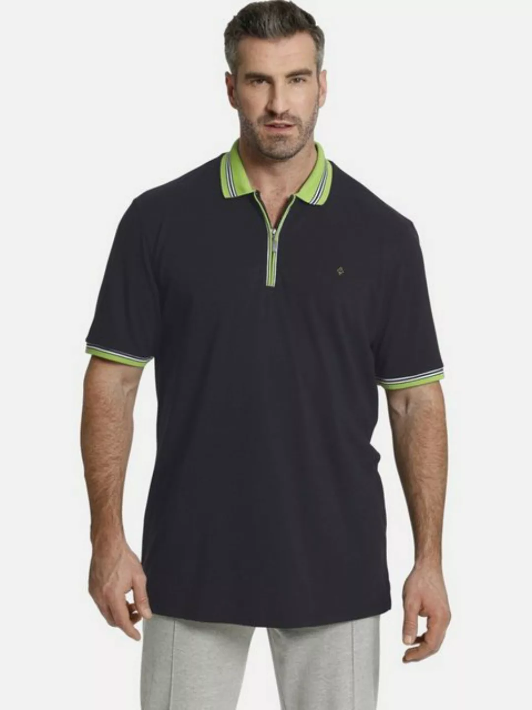 Charles Colby Poloshirt EARL PAT luftiges Baumwoll-Pikee günstig online kaufen