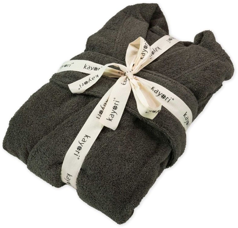 kayori Unisex-Bademantel "Fusai", Verstellbare Ärmellänge mit eleganten Auf günstig online kaufen
