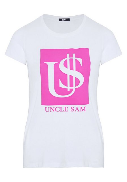 Uncle Sam Print-Shirt mit auffälligem Logo-Druck günstig online kaufen