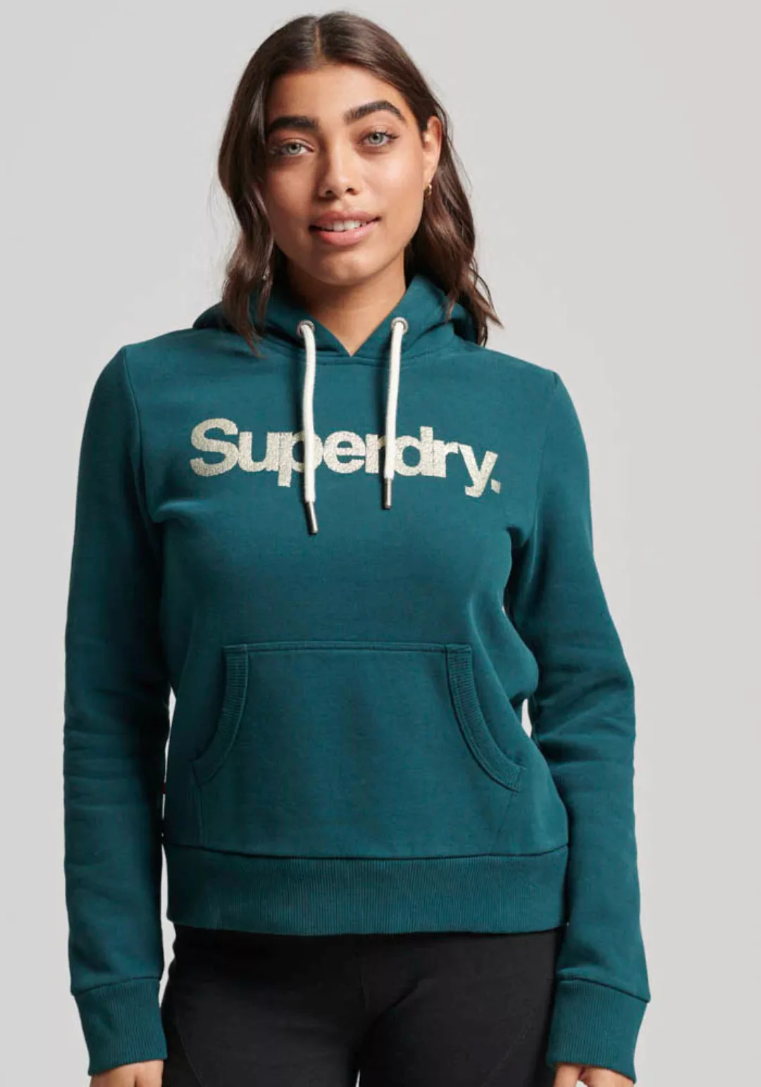 Superdry Kapuzensweatshirt METALLIC CORE LOGO HOODIE günstig online kaufen
