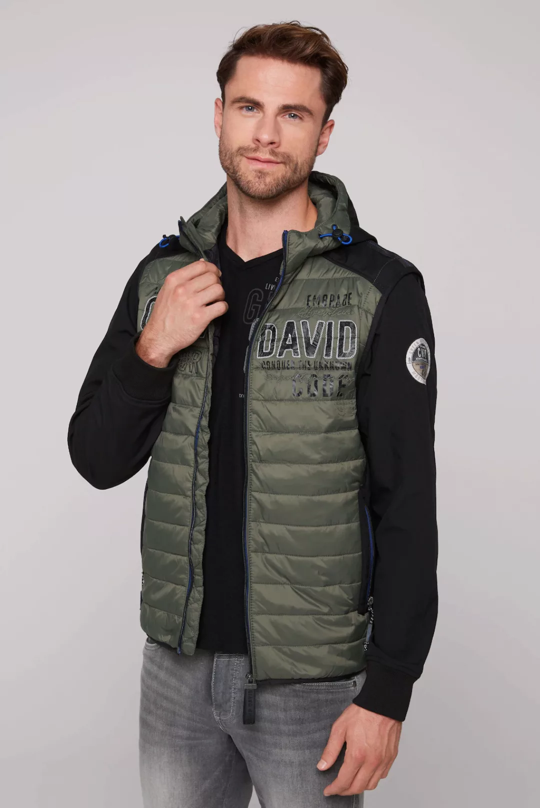 CAMP DAVID Outdoorjacke, mit Kapuze, mit Kapuze günstig online kaufen