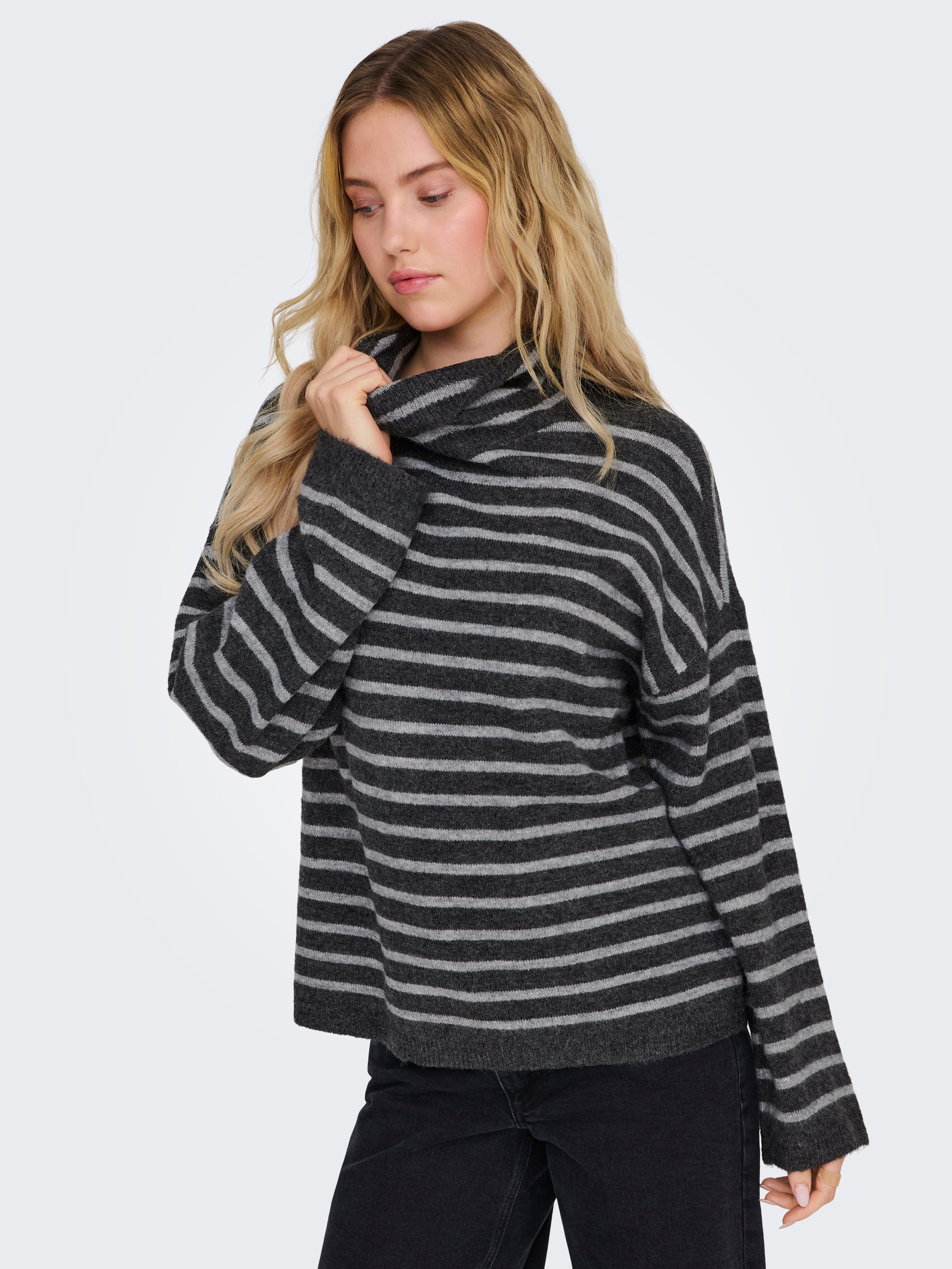 ONLY Rollkragenpullover ONLTALIO LS STRIPE ROLLNECK günstig online kaufen