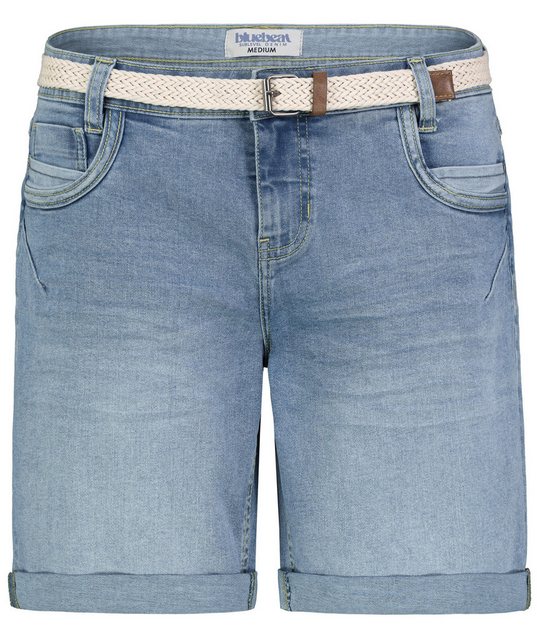 SUBLEVEL Shorts Damen Jeans Shorts Sommer kurze Hose Bermuda knielang mit G günstig online kaufen