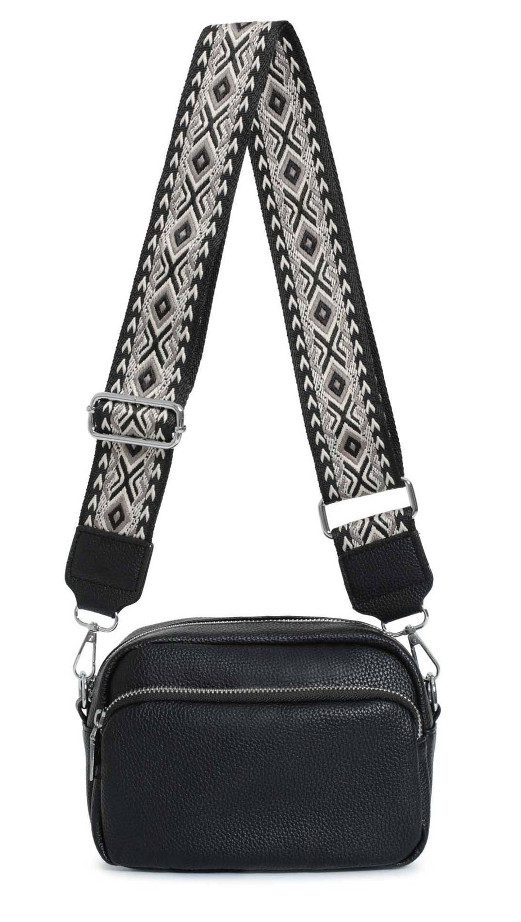 ITALYSHOP24 Schultertasche Damen Umhängetasche Bodybag Muster günstig online kaufen