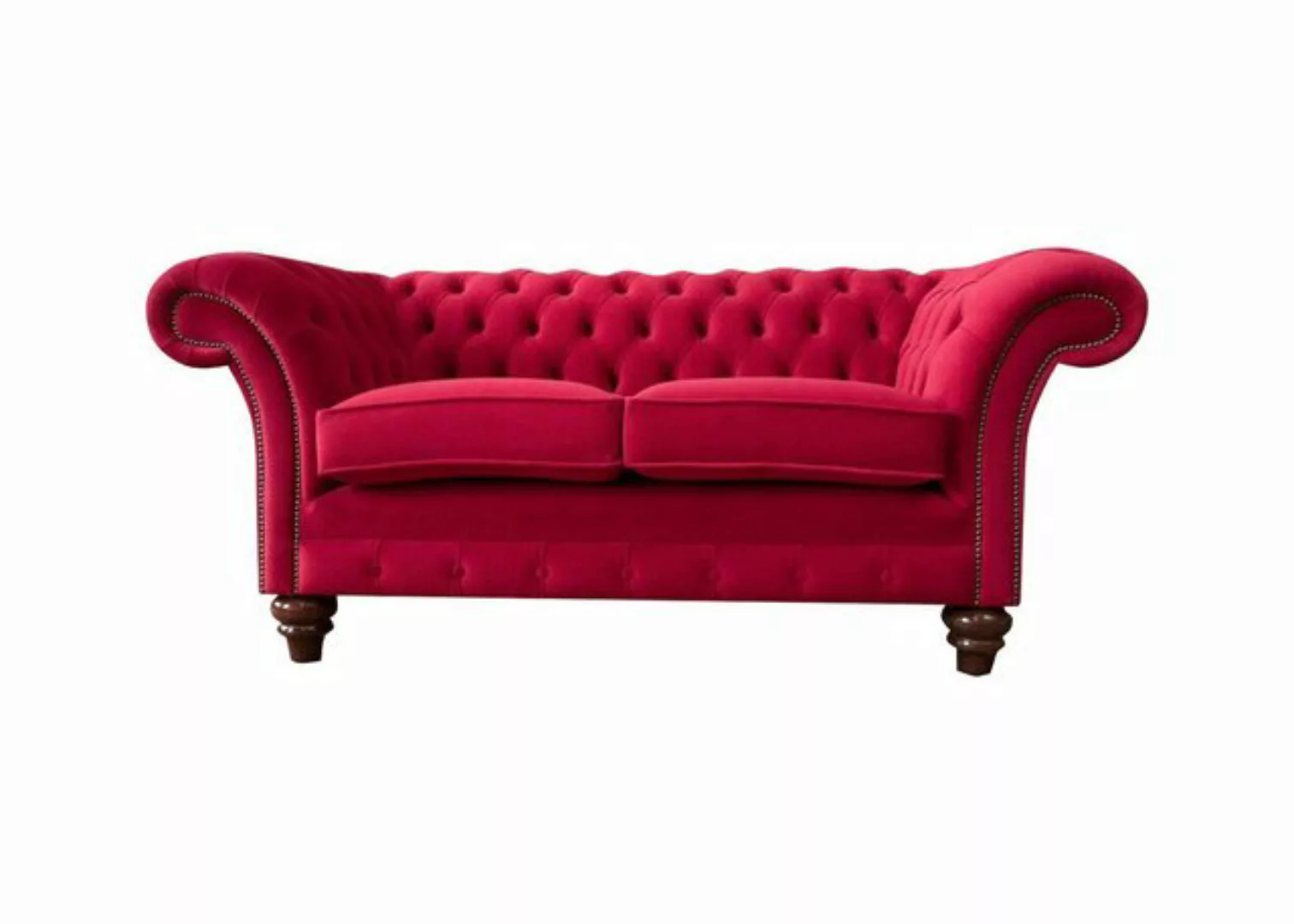 Xlmoebel Chesterfield-Sofa 2-Sitzer Sofa Couch Design Polster Modern Textil günstig online kaufen