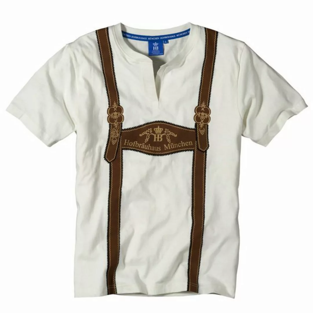 Hofbräuhaus München T-Shirt Herren "Lederhose" aus 100 % Baumwolle günstig online kaufen