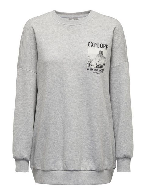 ONLY Sweatshirt ONLMOLLIE L/S PICTURE O-NECK BOX SW günstig online kaufen