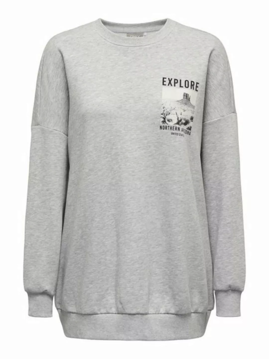 ONLY Sweatshirt ONLMOLLIE L/S PICTURE O-NECK BOX SW günstig online kaufen