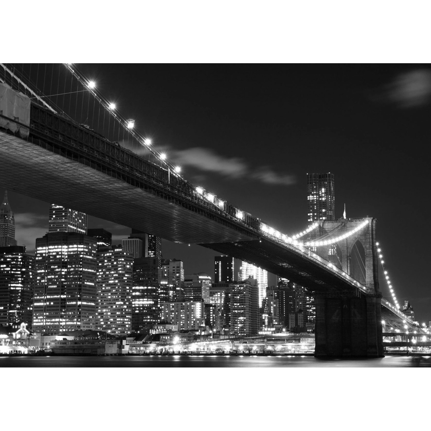 Sanders & Sanders Fototapete New York Schwarz 360 x 254 cm 600385 günstig online kaufen