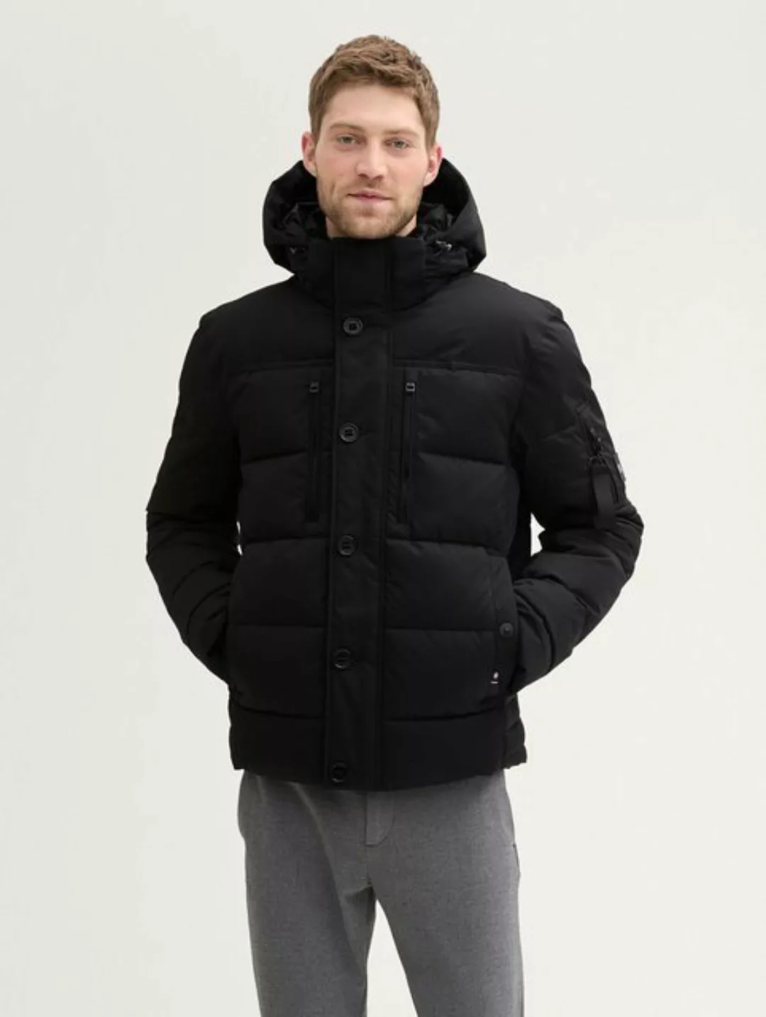 TOM TAILOR Steppjacke 1041323 Pufferjacke mit abnehmbarer Kapuze günstig online kaufen