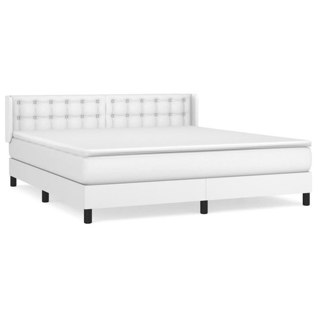 vidaXL Boxspringbett Bett Boxspringbett mit Matratze & Topper Kunstleder ve günstig online kaufen