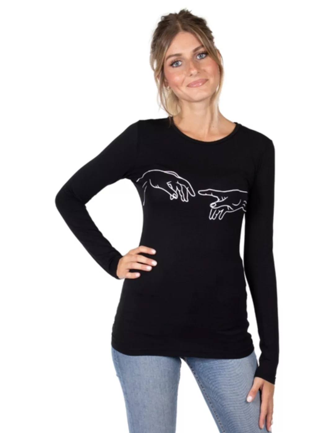 Damen T-shirt Aus Eukalyptus Faser "Matri" | Hände günstig online kaufen