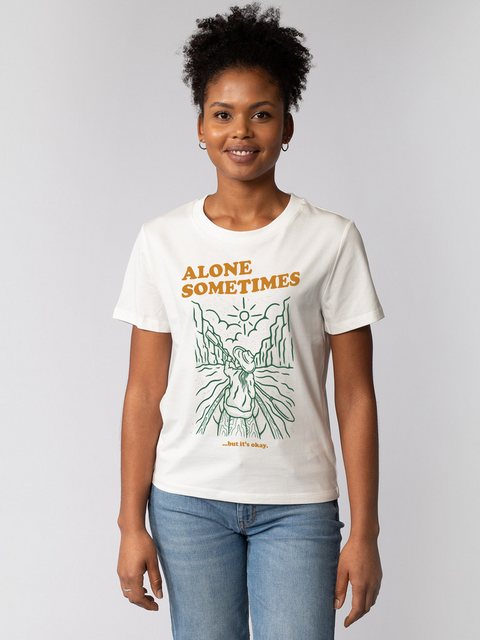 wat? Apparel T-Shirt Alone sometimes but its okay günstig online kaufen