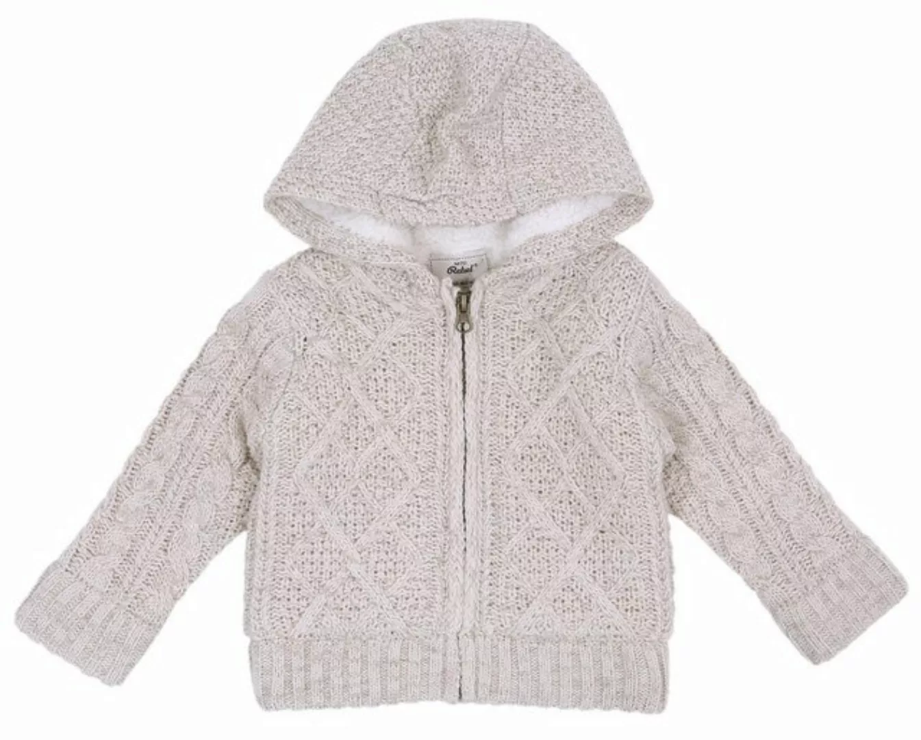 Sarcia.eu Kapuzensweatshirt Warmer beigefarbener Pullover 9-12 Monate günstig online kaufen