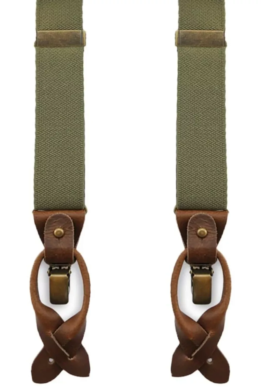 Sir Redman Luxus Hosenträger Essential Armee Grün - günstig online kaufen