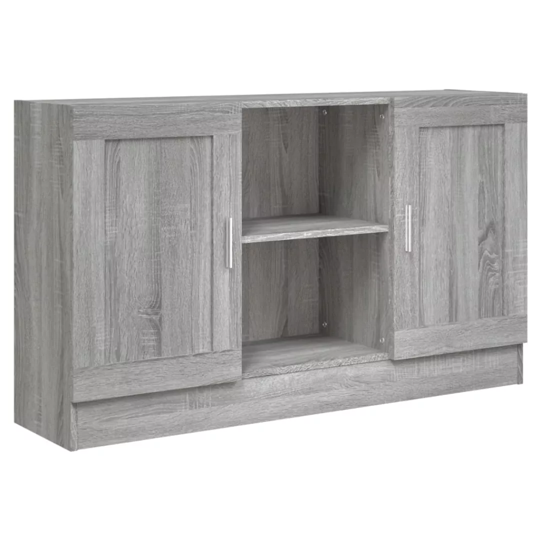 Vidaxl Sideboard Grau Sonoma 120x30,5x70 Cm Holzwerkstoff günstig online kaufen