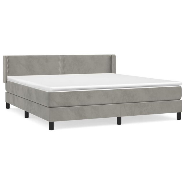 vidaXL Boxspringbett Bett Boxspringbett mit Matratze & Topper Samt verschie günstig online kaufen