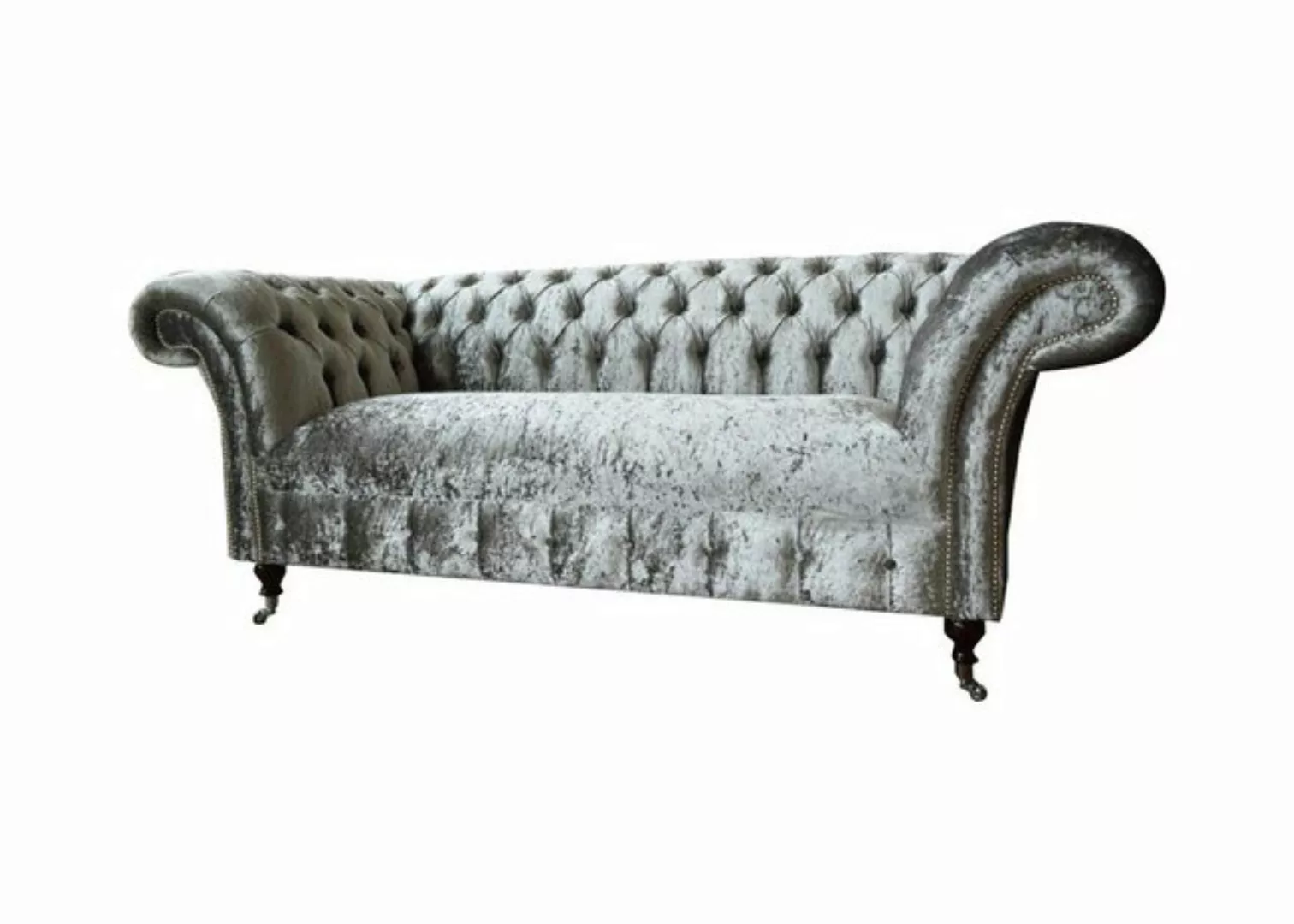 JVmoebel Chesterfield-Sofa, Chesterfield 2 Sitzer Design Sofa Couch 185 cm günstig online kaufen