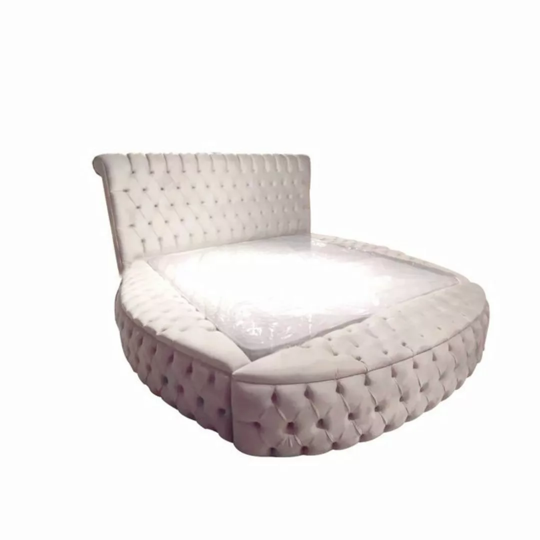 JVmoebel Bett Design Chesterfield Rundes Bett Rund Betten Schlafzimmer Bett günstig online kaufen