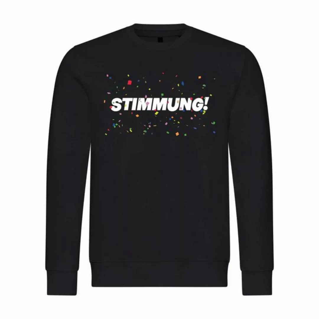 deinshirt Rundhalspullover Herren Sweatshirt STIMMUNG Konfetti Mit Print Mo günstig online kaufen