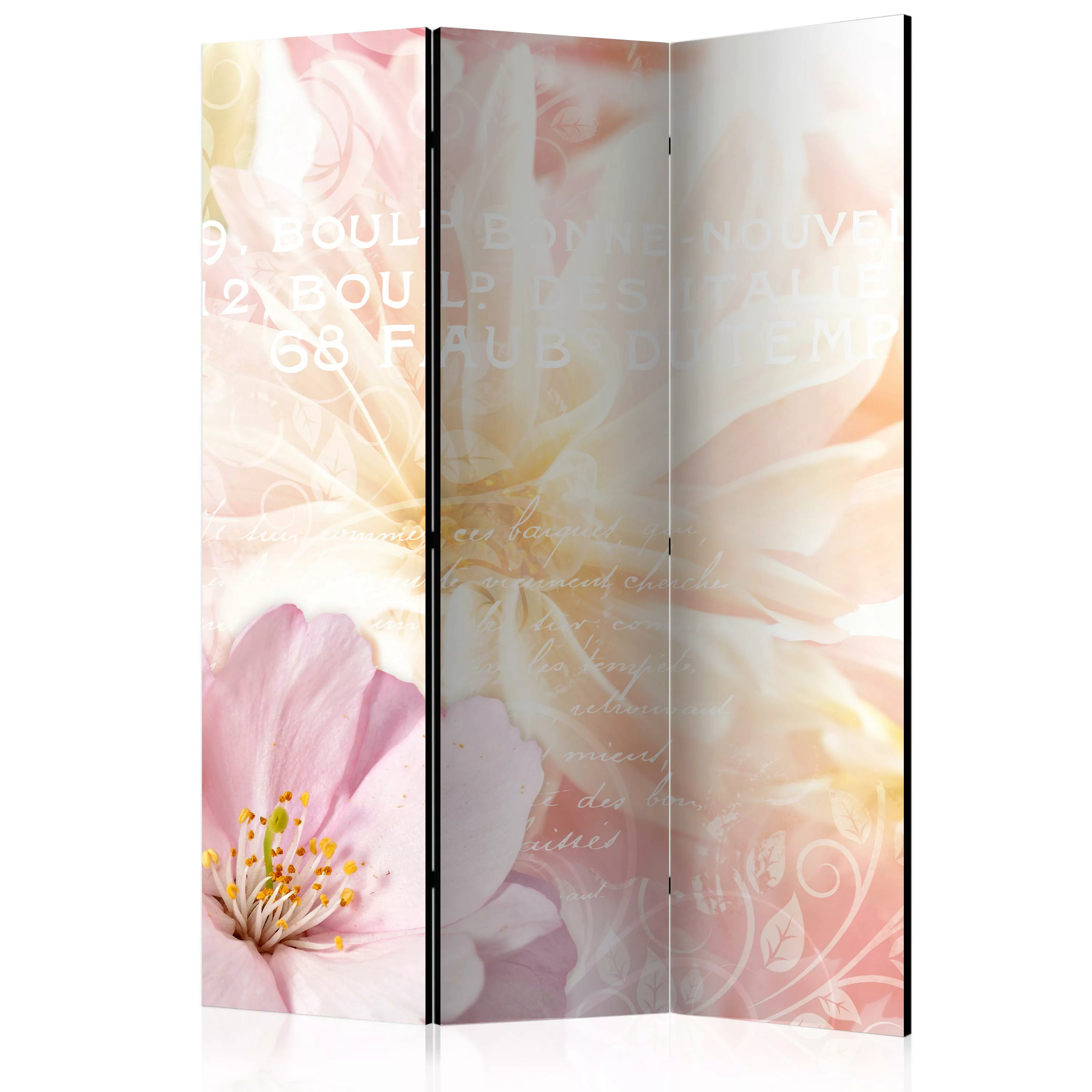 3-teiliges Paravent - Romantic Message [room Dividers] günstig online kaufen