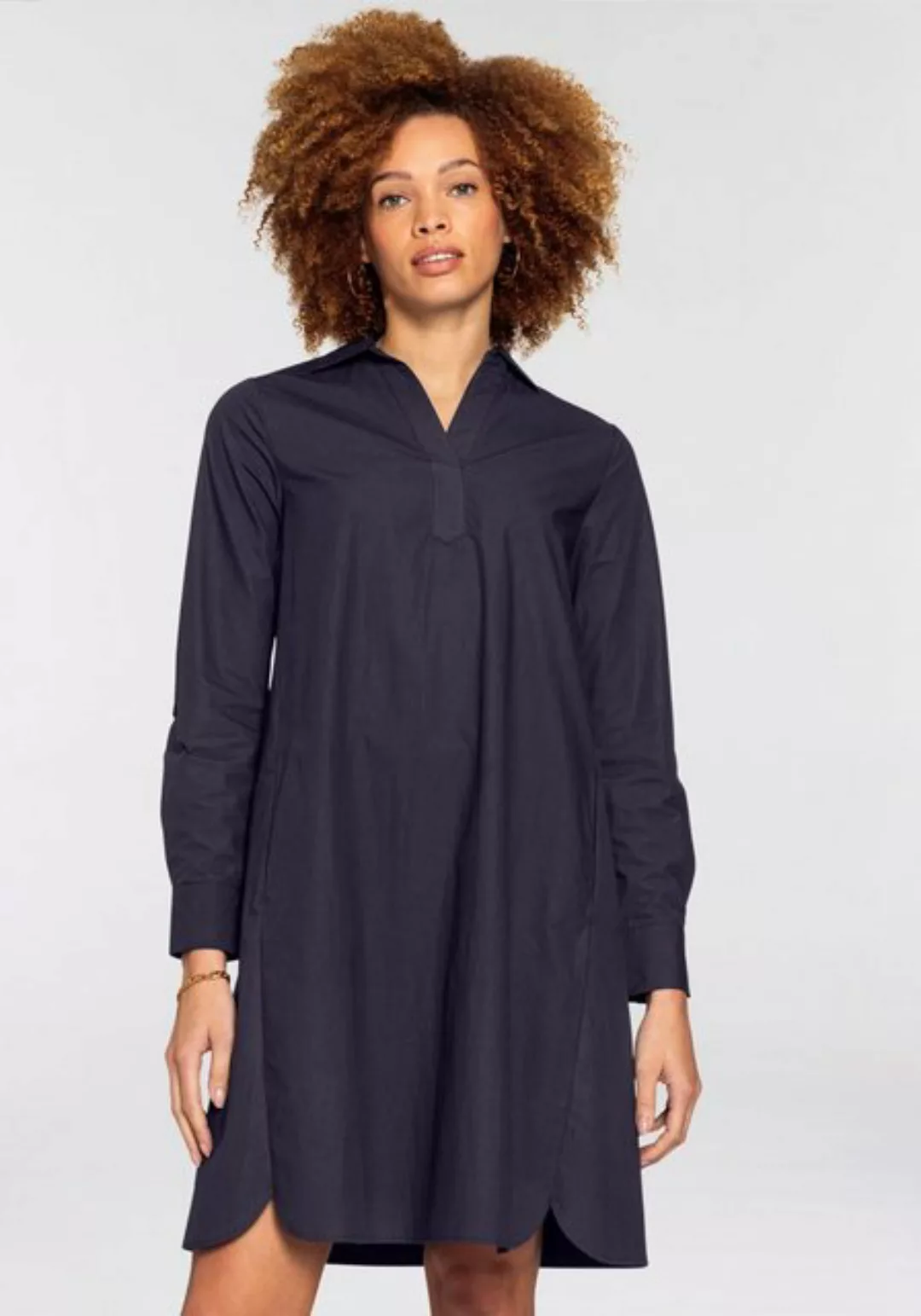 Boysen's Blusenkleid in A-Linie aus hochwertiger Baumwolle - NEUE KOLLEKTIO günstig online kaufen