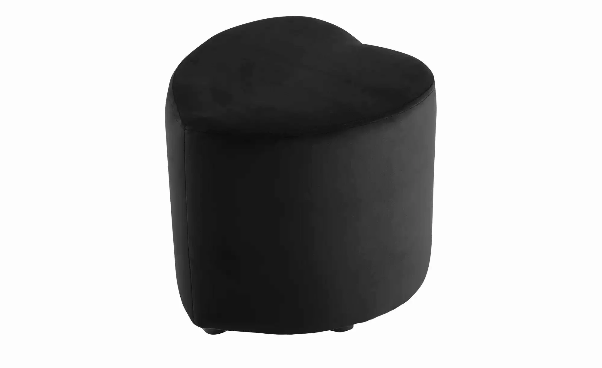 Hocker  Love  ¦ schwarz ¦ Maße (cm): B: 45 H: 47 T: 47.0 Polstermöbel > Hoc günstig online kaufen