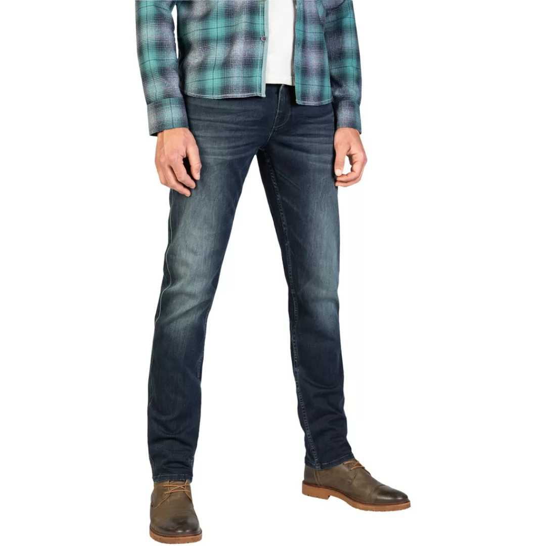 PME Legend Herren Jeans NIGHTFLIGHT - Regular Fit - Blau - Lightning Magic günstig online kaufen