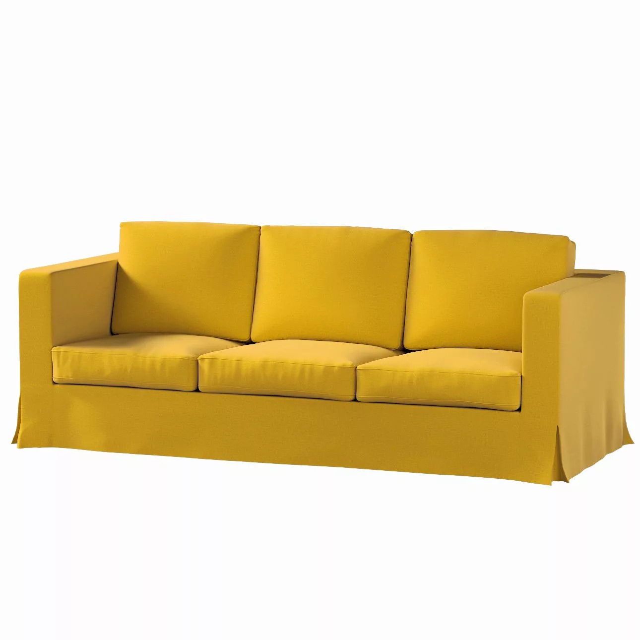 Bezug für Karlanda 3-Sitzer Sofa nicht ausklappbar, lang, honiggelb, Bezug günstig online kaufen