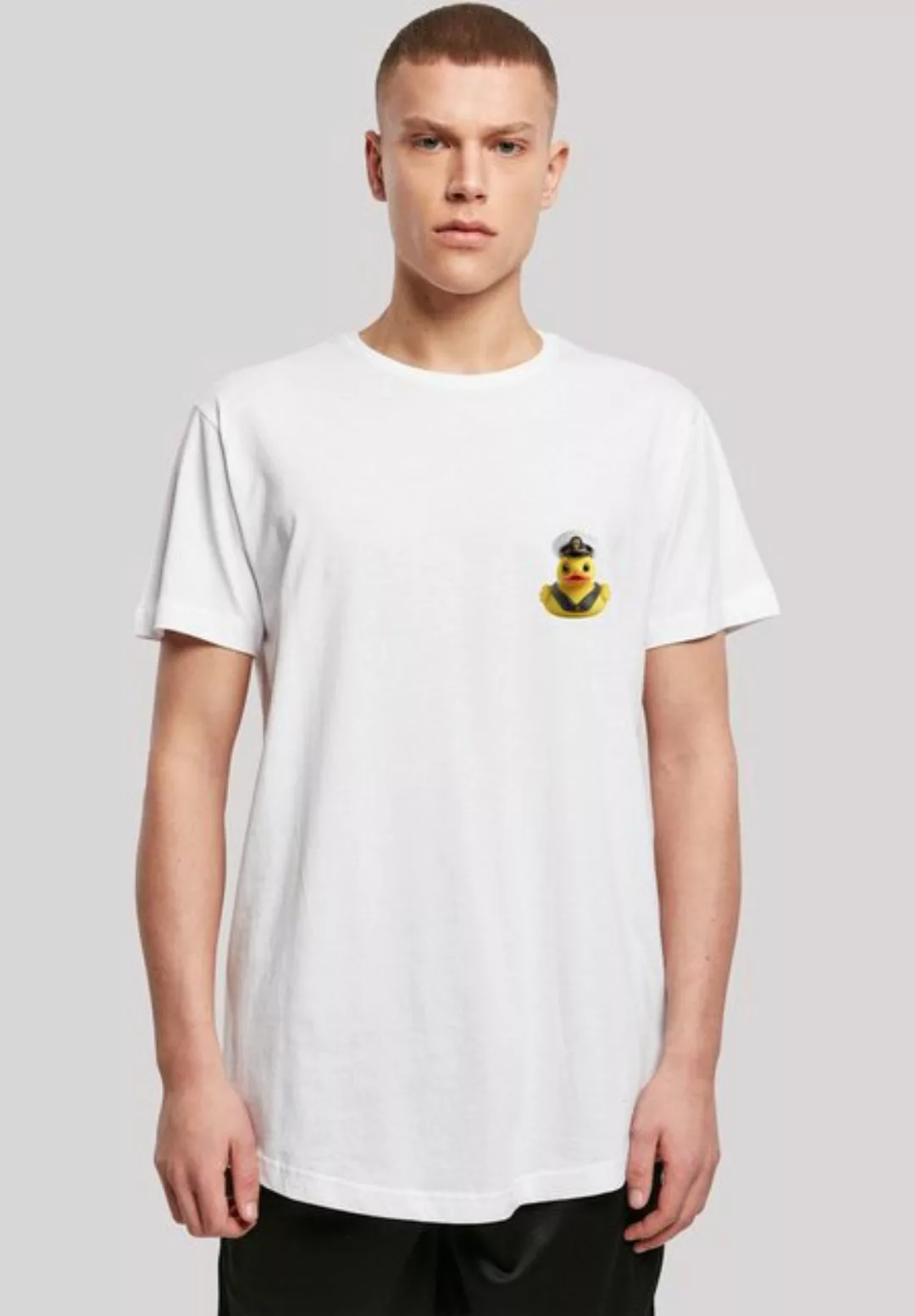F4NT4STIC T-Shirt Rubber Duck Captain Long Print günstig online kaufen